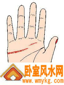感情线在中指下中断且两线不牵连 感情线在中指下中断且两线不牵连