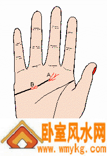 凯帝阿手相算命图解之感情线 凯帝阿手相算命图解之感情线