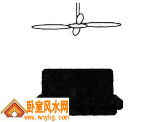 摆放电风扇风水
